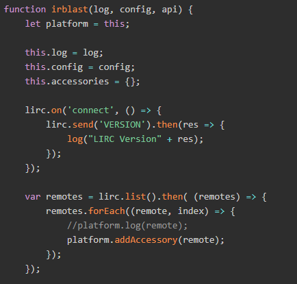 Homebridge IR Blaster